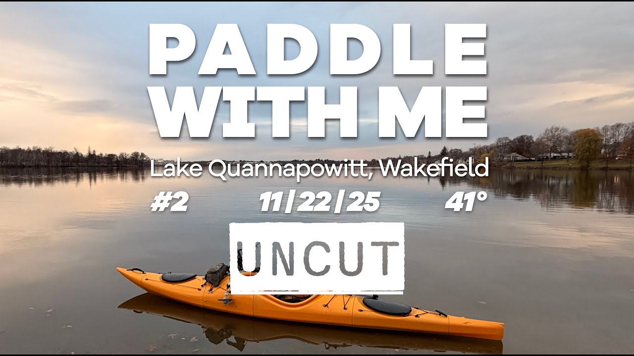 PakaYak Beginner Fishing Test & Winter Kayak Setup | PWM EP 02 Lake Quannapowitt, Wakefield, MA