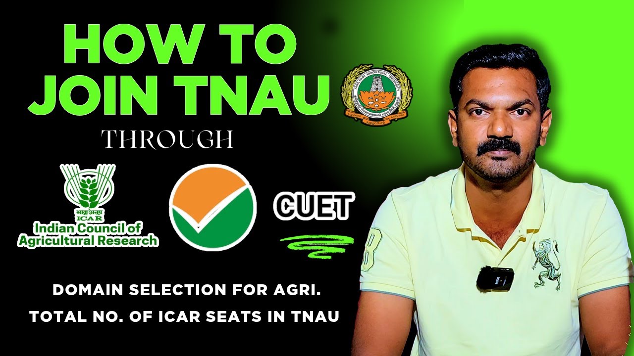 How to get #TNAU #bsc_agriculture through #ICAR #CUET Entrance Exam 2025 Tamil