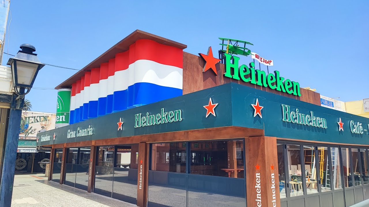 PLAYA DEL INGLES. Eugenia Victoria Hotel - Heineken Gran Canaria in Gran Chaparral. August, 2024