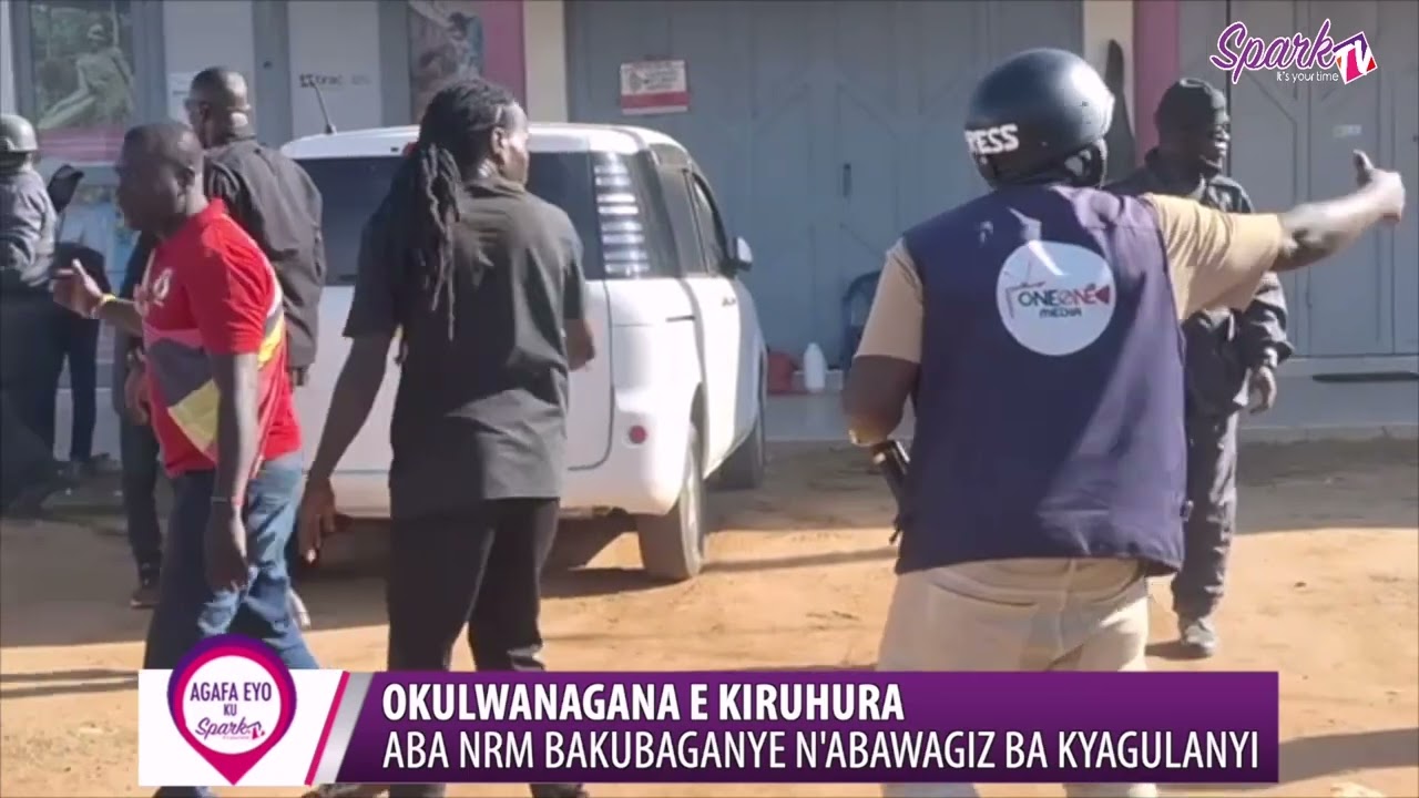 Banna NUP balwanaganye ne banna NRM bwebabadde boolekera e Kiruhura ku kakuyege wabwe