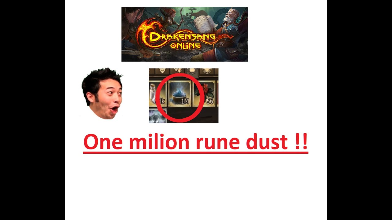 Drakensang Online : One milion rune dust farm