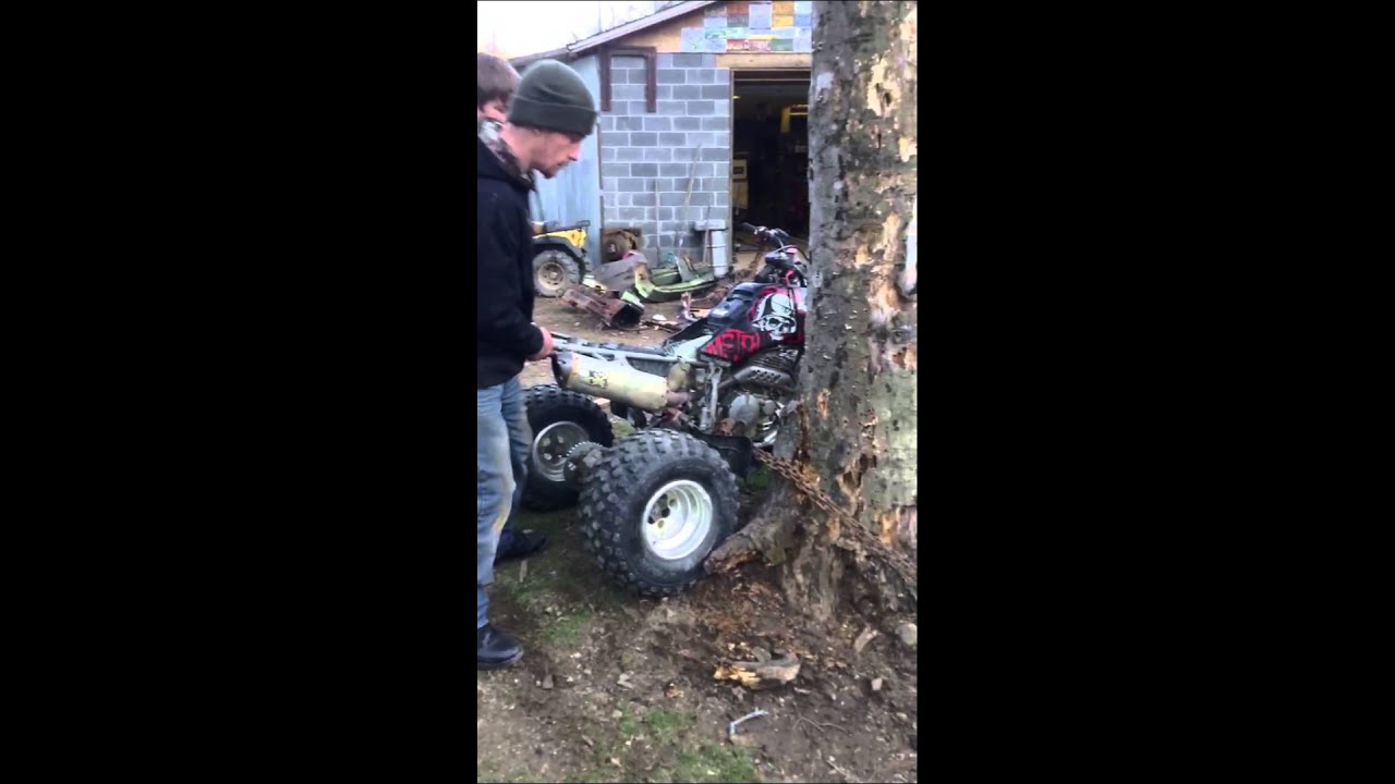 Trx400 swing arm bolt removal