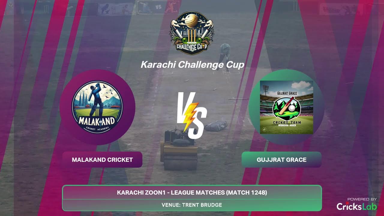 Karachi Challenge Cup 1/ 26-01-2026 / Malakand Cricket Acedmy vs Gujjrat Grace