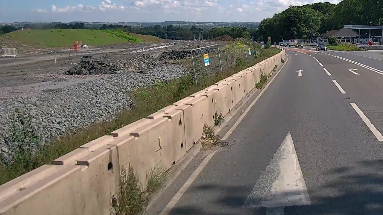 A303 Podimore to Sparkford, Somerset, England, UK. August 2023
