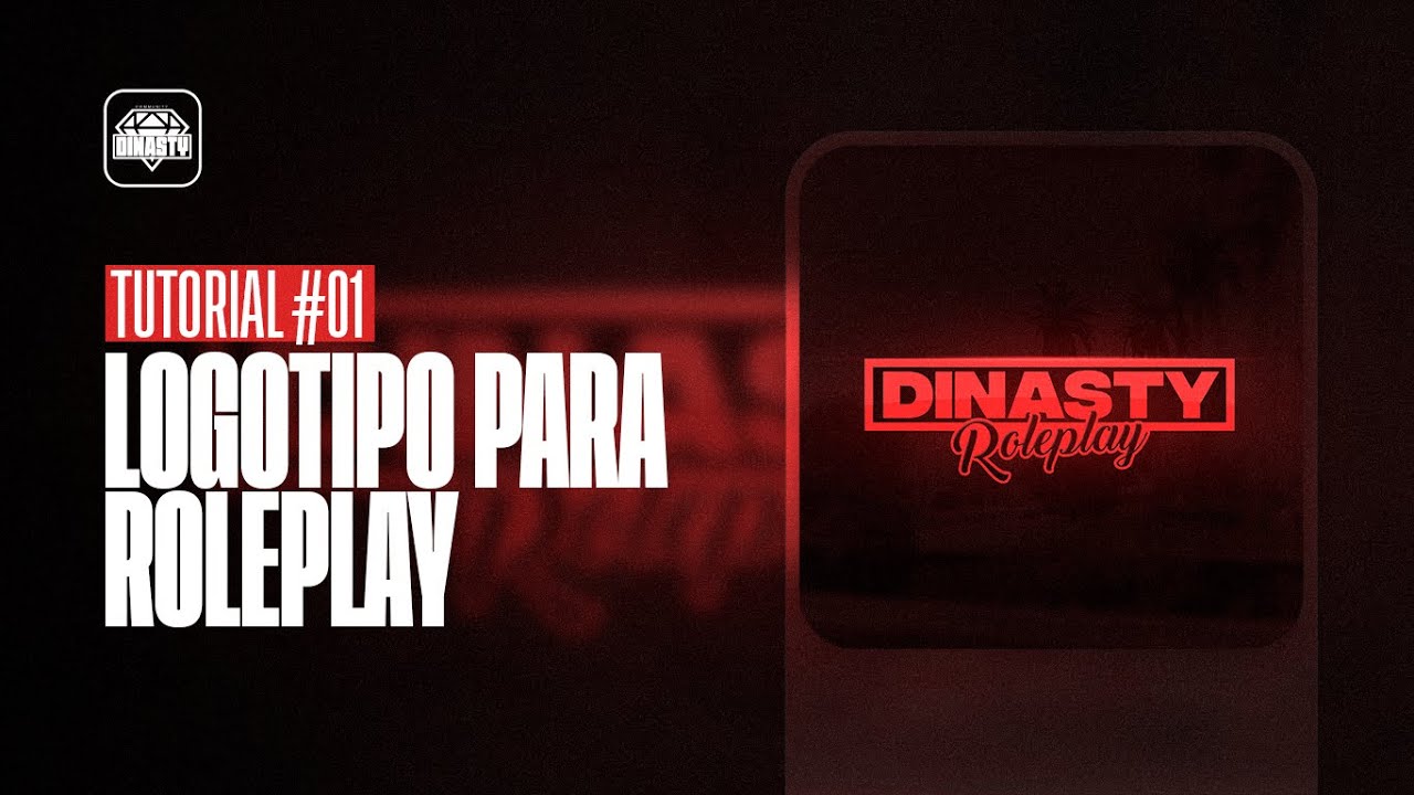 COMO FAZER LOGOTIPO PARA GTA ROLEPLAY PROFISSIONAL! (Fivem ou MTA)