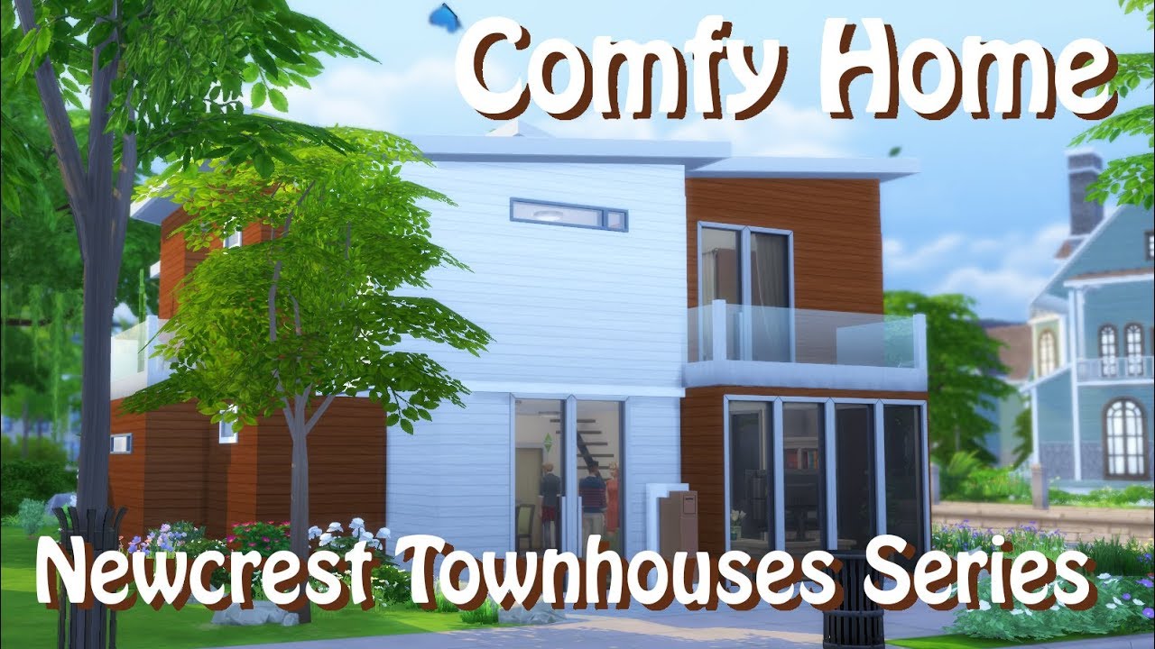Sims 4 | House Building | Comfy Home (Newcrest Townhouses)