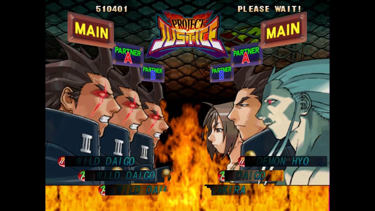 #305 Project Justice (DC) Hidden Characters (4/9): Wild Daigo playthrough.