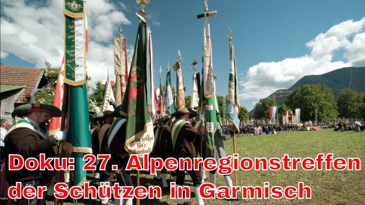 Alpenregionstreffen: 9000 Gebirgsschützen, Marketenderinnen und Kapellen kommen in Garmisch zusammen
