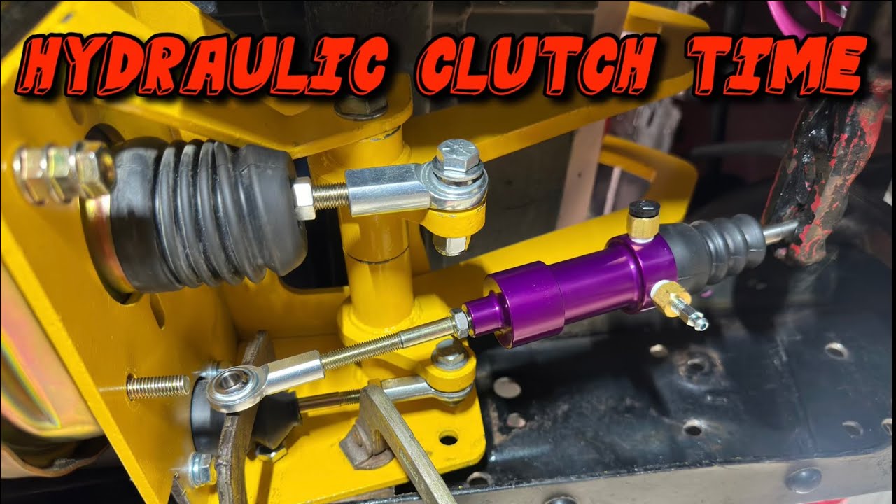 Pinky part 8 pedal assembly with hydraulic clutch .  ​⁠@speedwaymotors  slave cylinder
