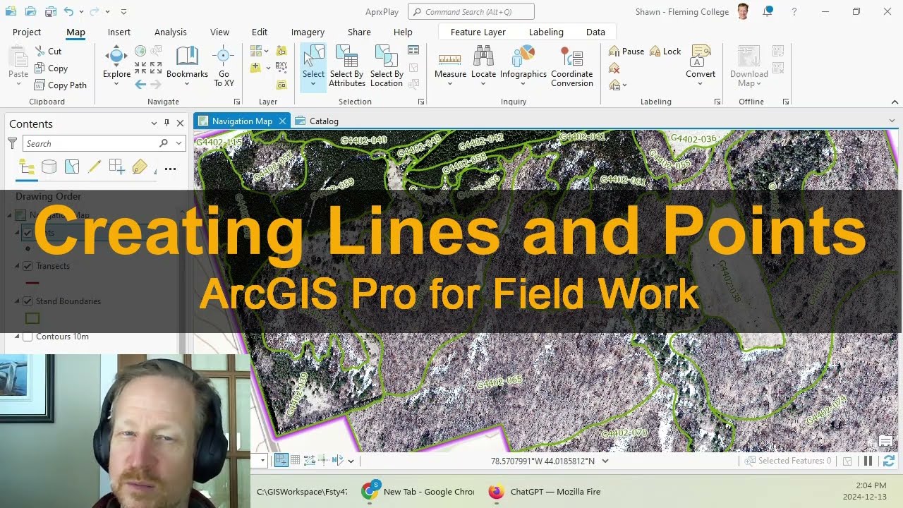Creating Lines and adding Points along it in ArcGIS Pro