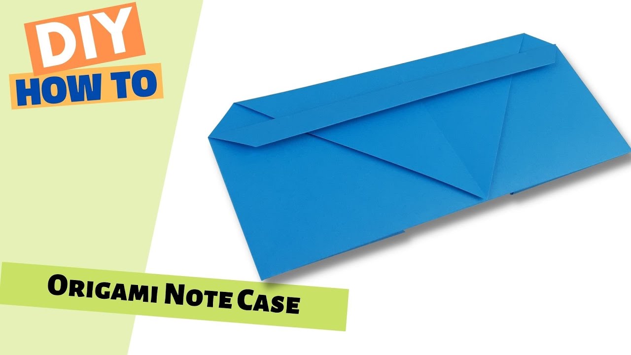 EASY Origami Note Case / Envelope! | FAST 3-Min Paper Fold + FREE PDF Diagram
