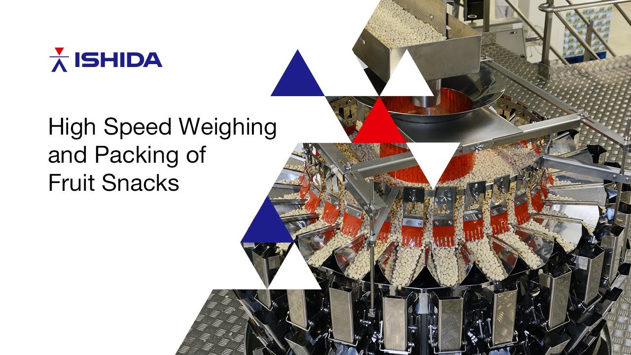 Ishida High Speed Weighing and Packing System for Fruit Snacks