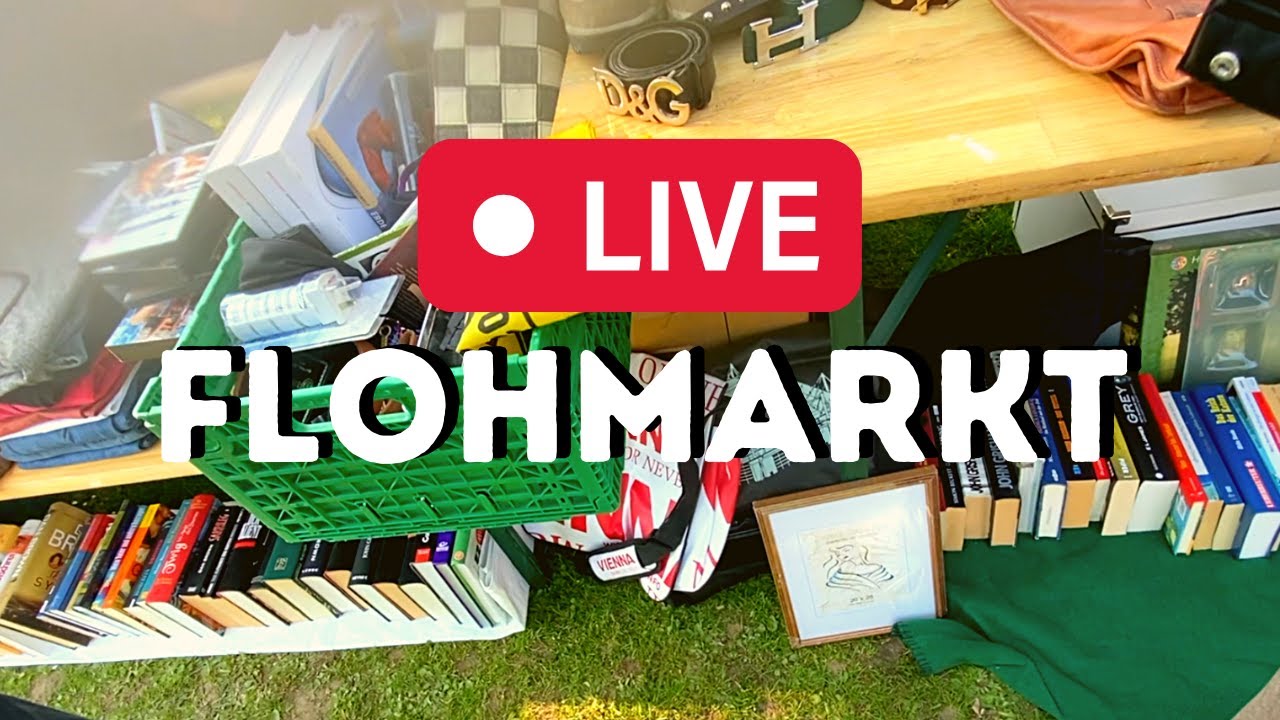LIVE FLOHMARKT ACTION | auf dem größten Flohmarkt des Jahres Schnäppchen suchen