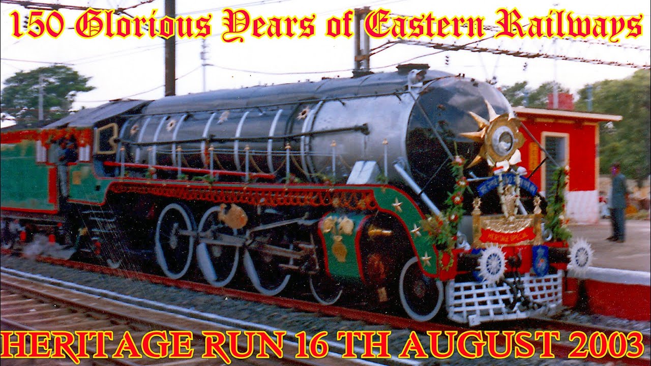 150 Years Celebration of Eastern Railways : Heritage Run Howrah to Bandel with Dual Steam Locomotive