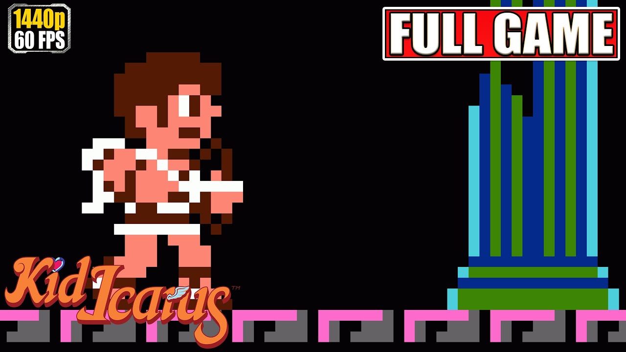 Kid Icarus Full Gameplay Walkthrough [1986 NES Longplay Playthrough] No Commentary