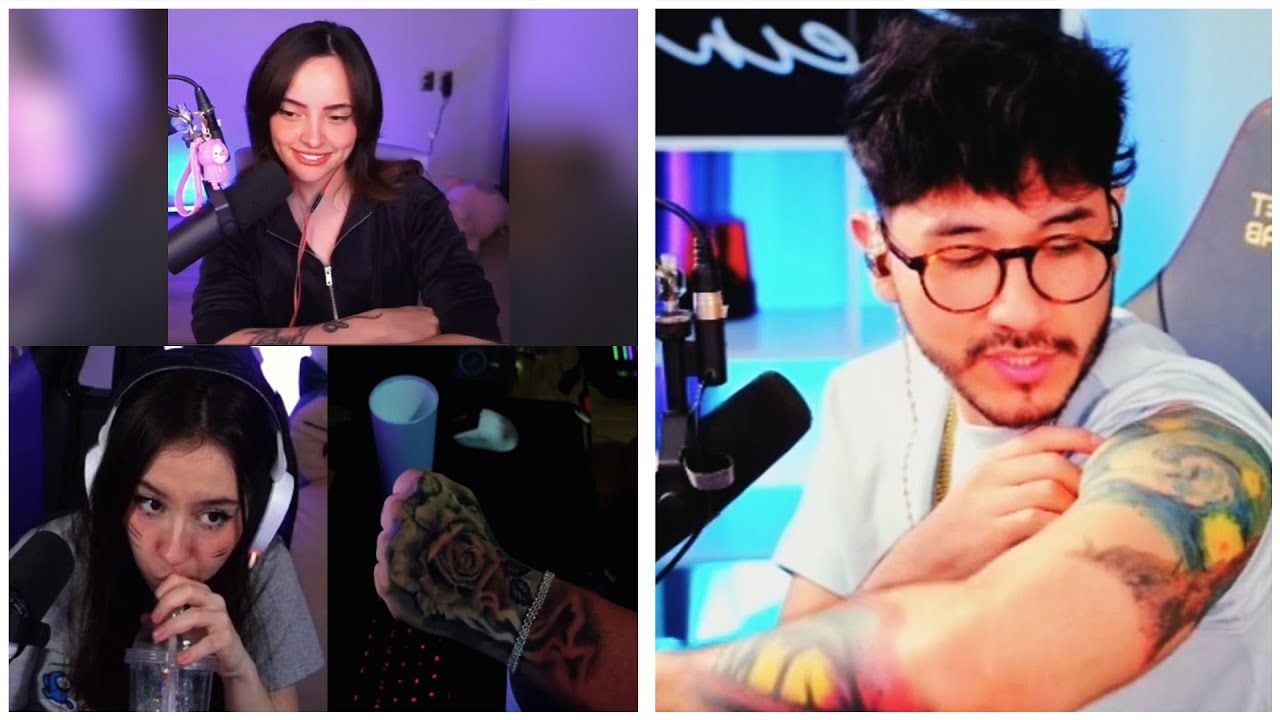 Zein MUESTRA sus TATUAJES a VickyPalami, Mictia y Conterstine