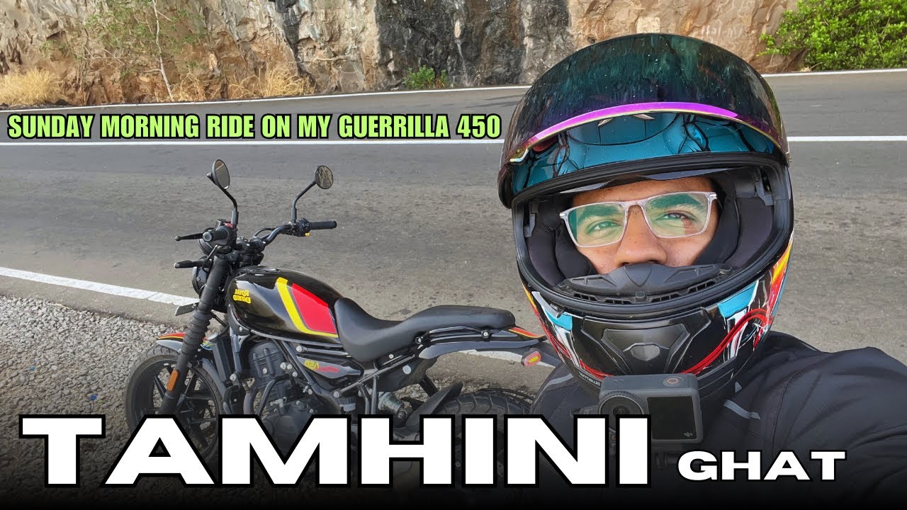 “Tamhini Ghat on the Guerrilla 450 – Pure Riding Bliss!”
