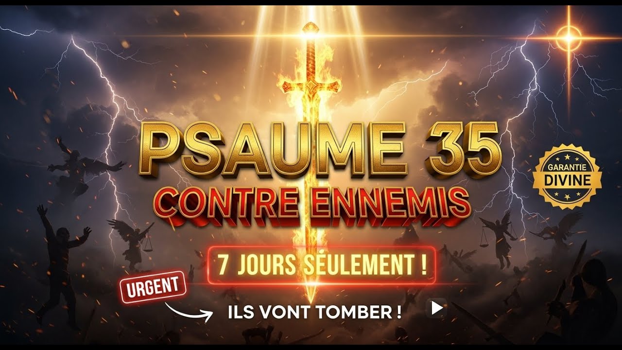 URGENT: PSAUME 35 CONTRE TOUS VOS ENNEMIS - ILS SERONT DÉTRUITS EN 7 JOURS !