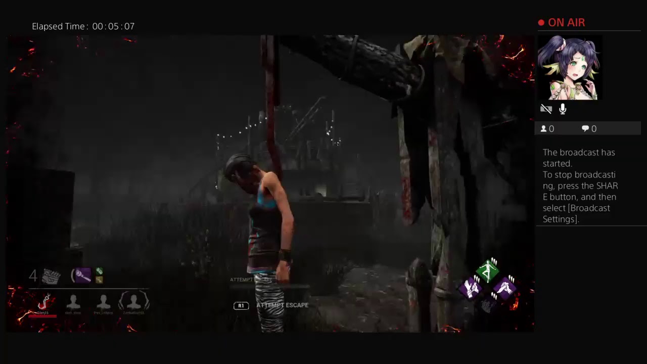 Silenj15  dead by daylight trying to beat noob3 record