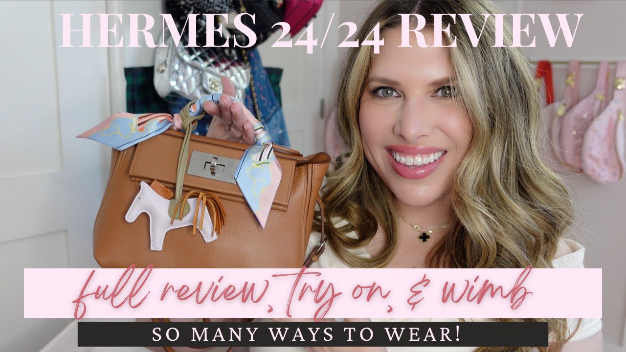 Обзор мини-сумки Hermes 24-24: модные образы и что подходит!