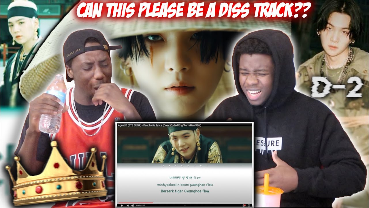 Agust D '대취타' - Daechwita lyrics (REACTION)