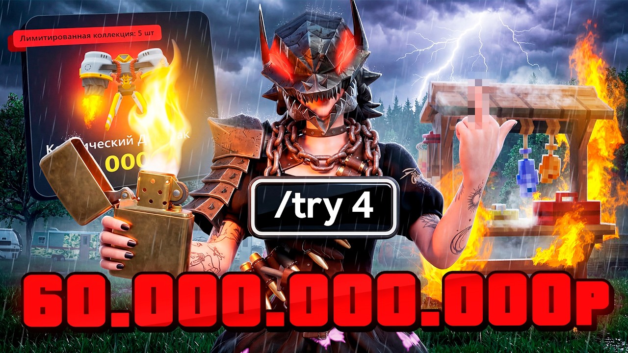 60ККК за 1 НОЧЬ..😈🔥КАК?.. на РОДИНА РП - Игра в ТРАЙ на Все ИМУЩЕСТВО на RODINA RP
