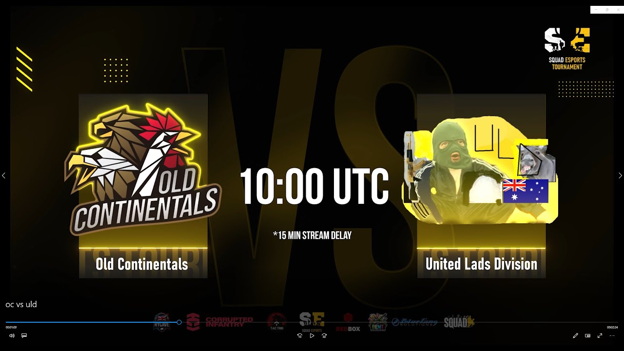 Quarter Final // Old Continentals vs United Lads Division // 40 vs 40 Squad Esports Tournament