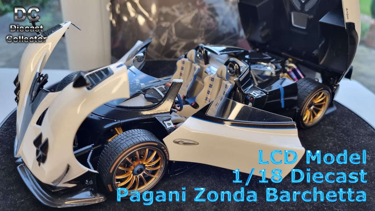 One of the best LCD Model - Pagani Zonda Barchetta - 1/18 Diecast