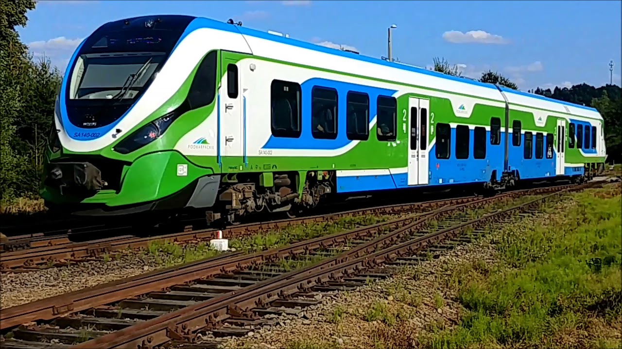 Pociągi w Zagórzu 2020.