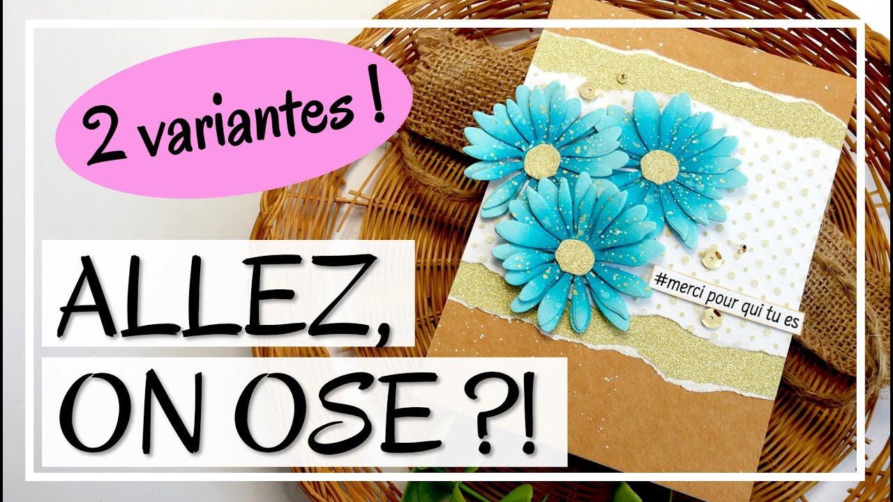 ALLEZ, on DÉCHIRE TOUT ! Un DESIGN FACILE ET EFFICACE ! Tuto Carterie DIY Scrap