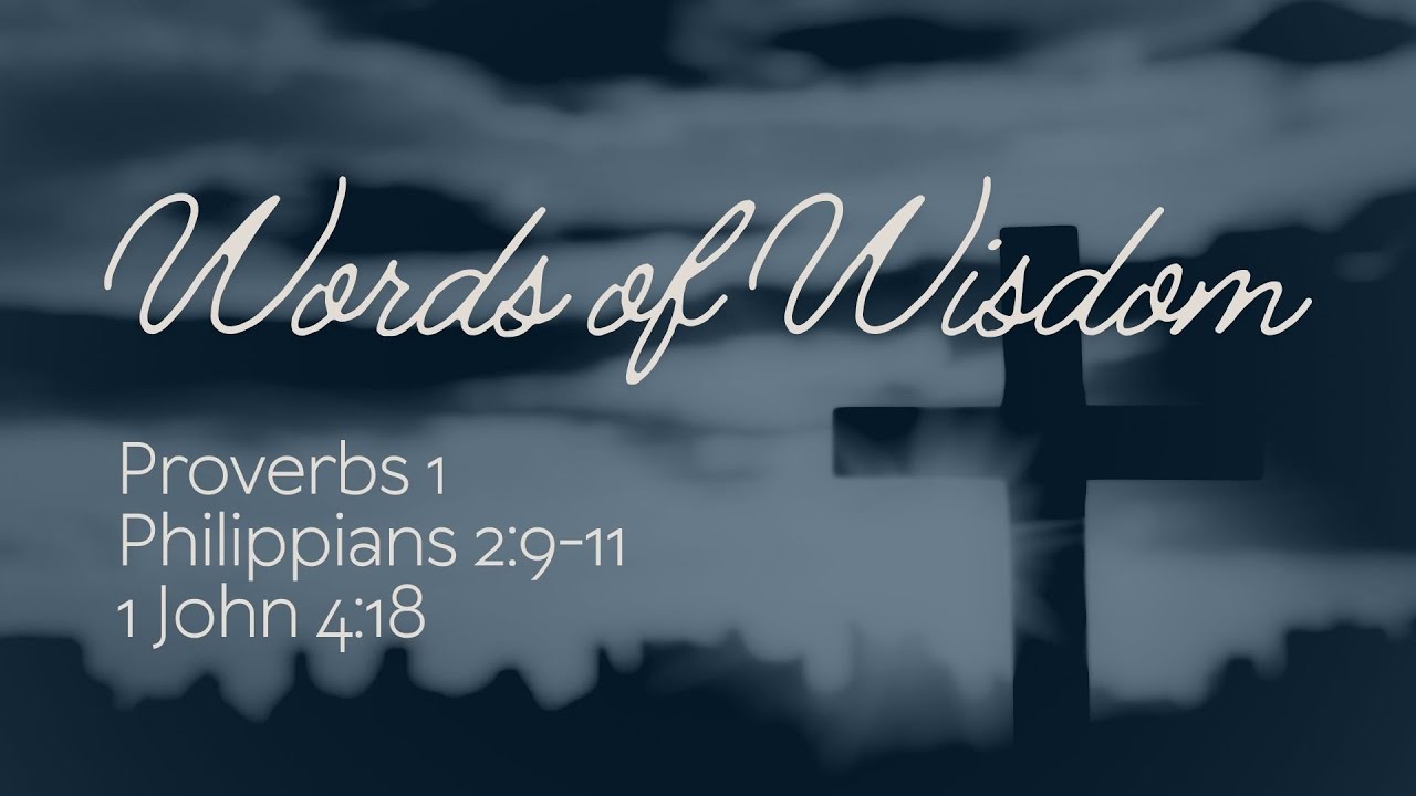 Sunday Sermon 2026/01/11 | Words of Wisdom