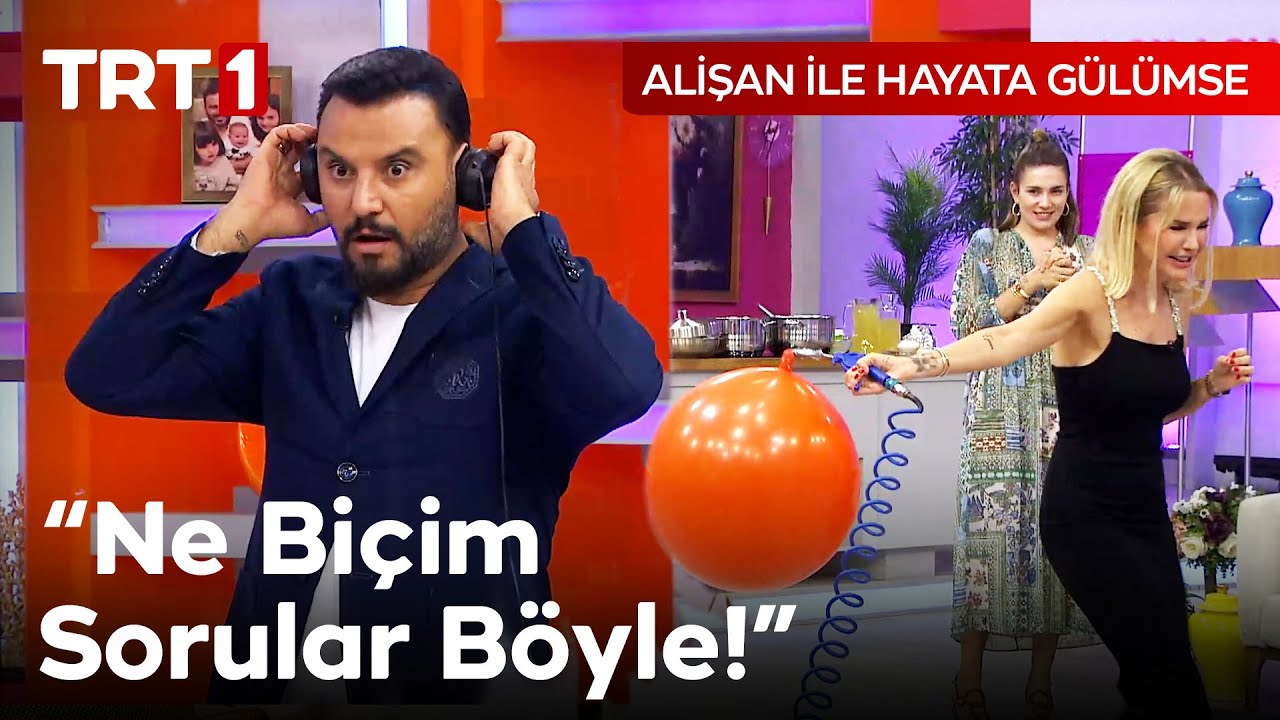 Alişan'ın, Eşi Buse Tektaş ve Arkadaşı Ece Erken ile Kahkaha Dolu Oyun Mücadelesi 😅 #TRT1