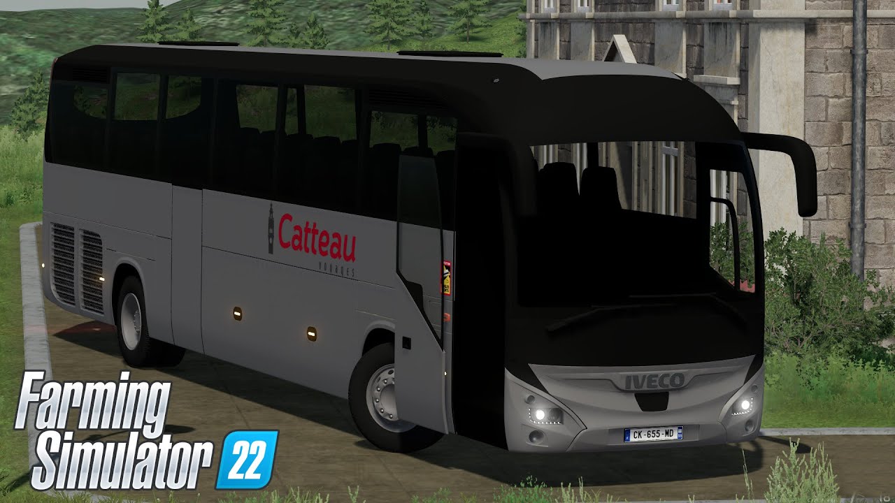 FS22 - 2013 Iveco Magelys Pro Catteau Voyages - Car mod for Farming Simulator 2022 ROLEPLAY
