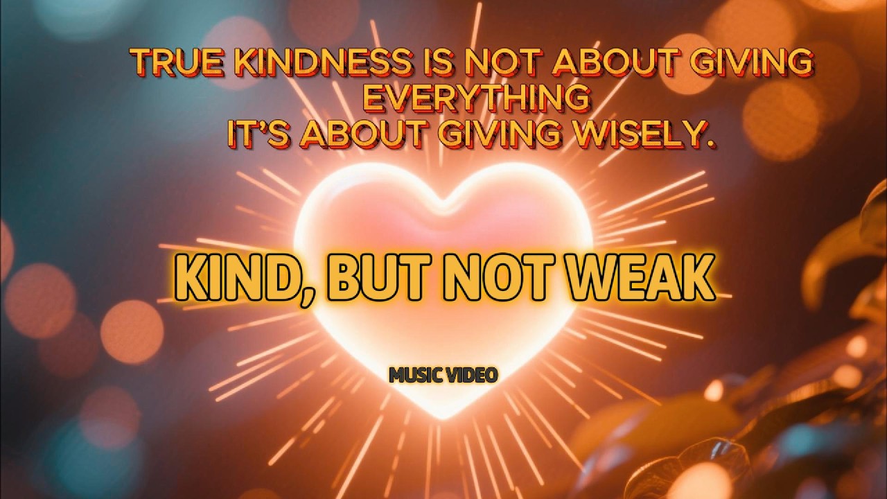 KIND, NOT WEAK—Kindness is strength: set boundaries, protect peace, honor your worth.