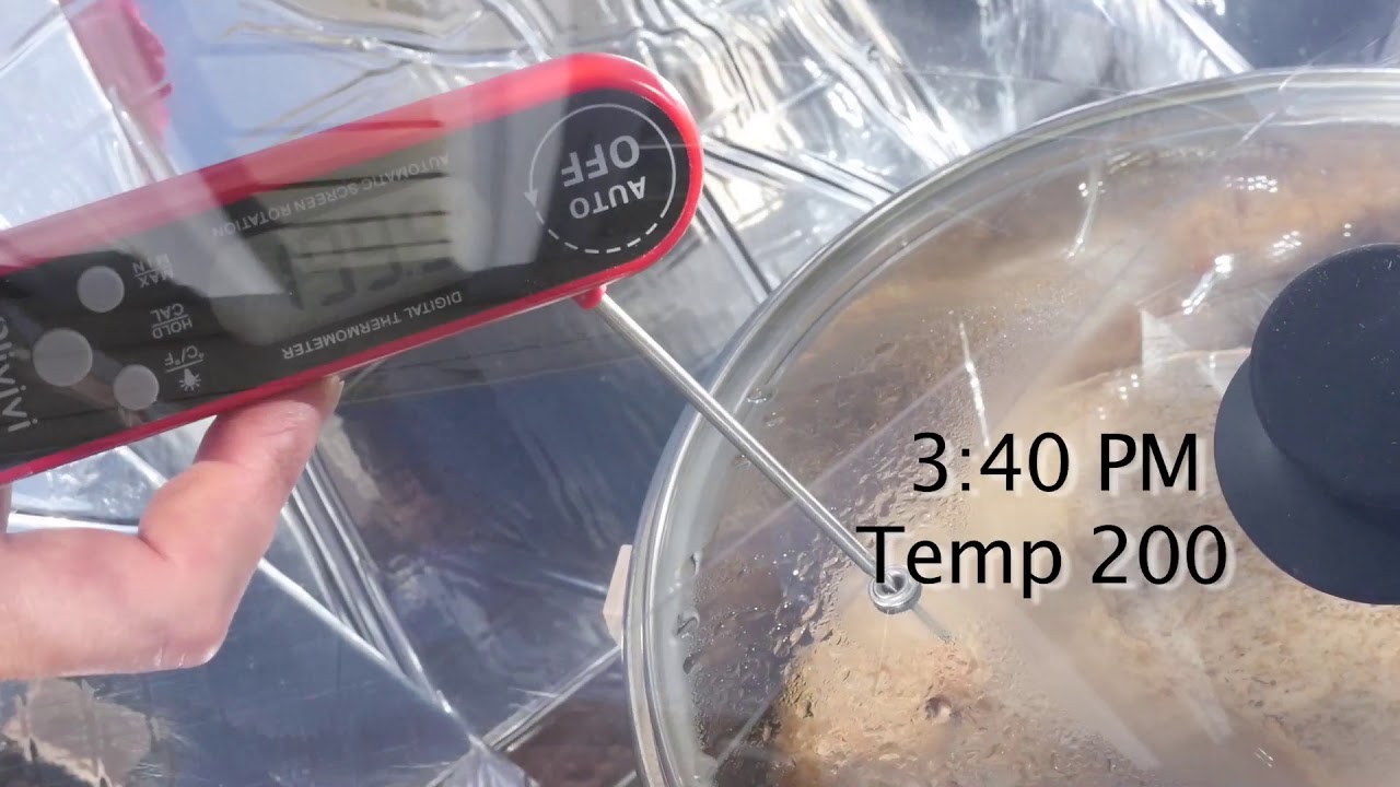 Review Haines 2 Solar Cooker, First Loaf of Bread Success!