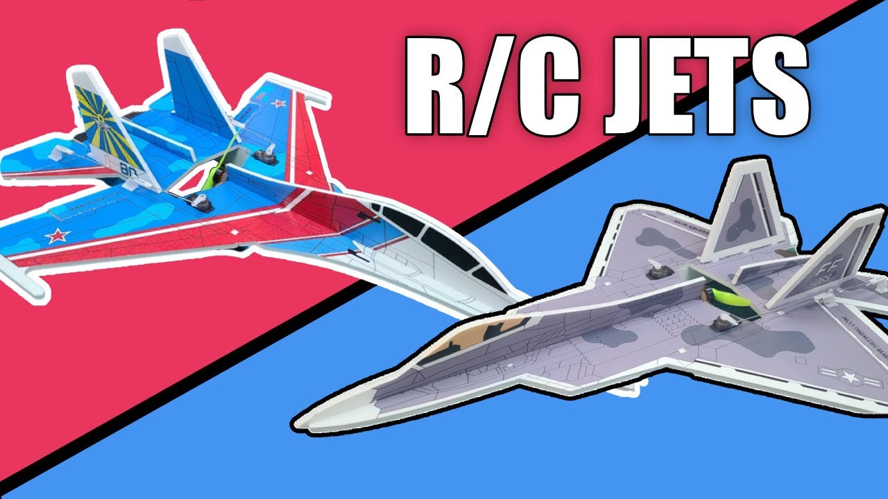 R/C F22 & SU27 Jets - Unboxing & 1st Look