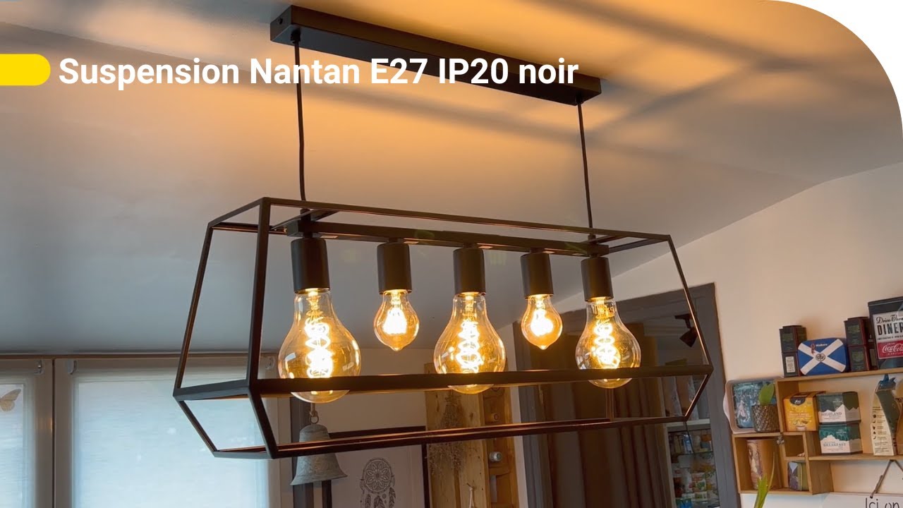 Avis Consommateur : Suspension Nantan E27 IP20 noir