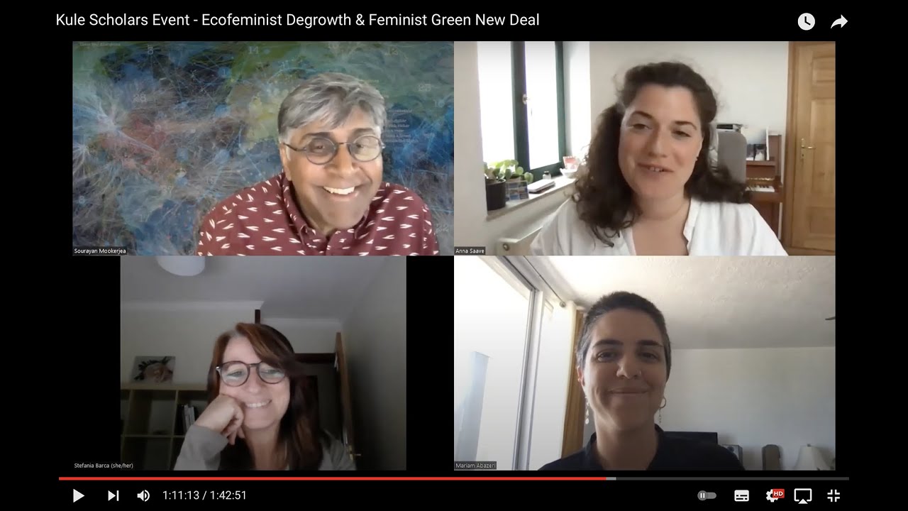Kule Scholars Event - Ecofeminist Degrowth & Feminist Green New Deal