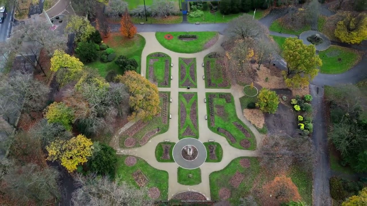 Doncaster Elmfield Park Autumn flight Mini 3 Pro