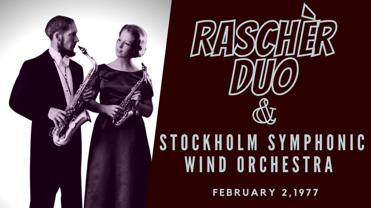 Sigurd & Carina Rascher play Erland von Koch’s Concerto Piccolo | Rascher Saxophone Duo