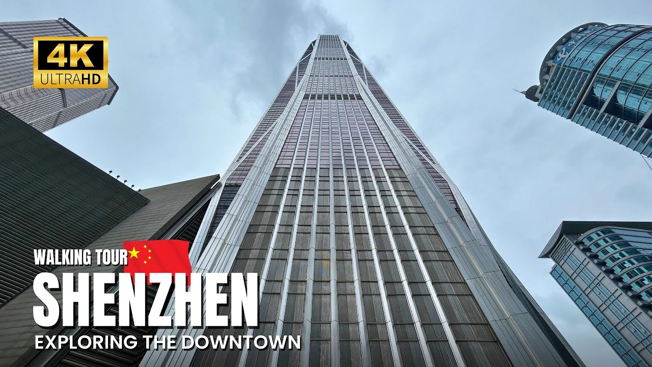 Shenzhen’s Futuristic Center 🇨🇳 Exploring China’s Modern Downtown | 4K Walking Tour