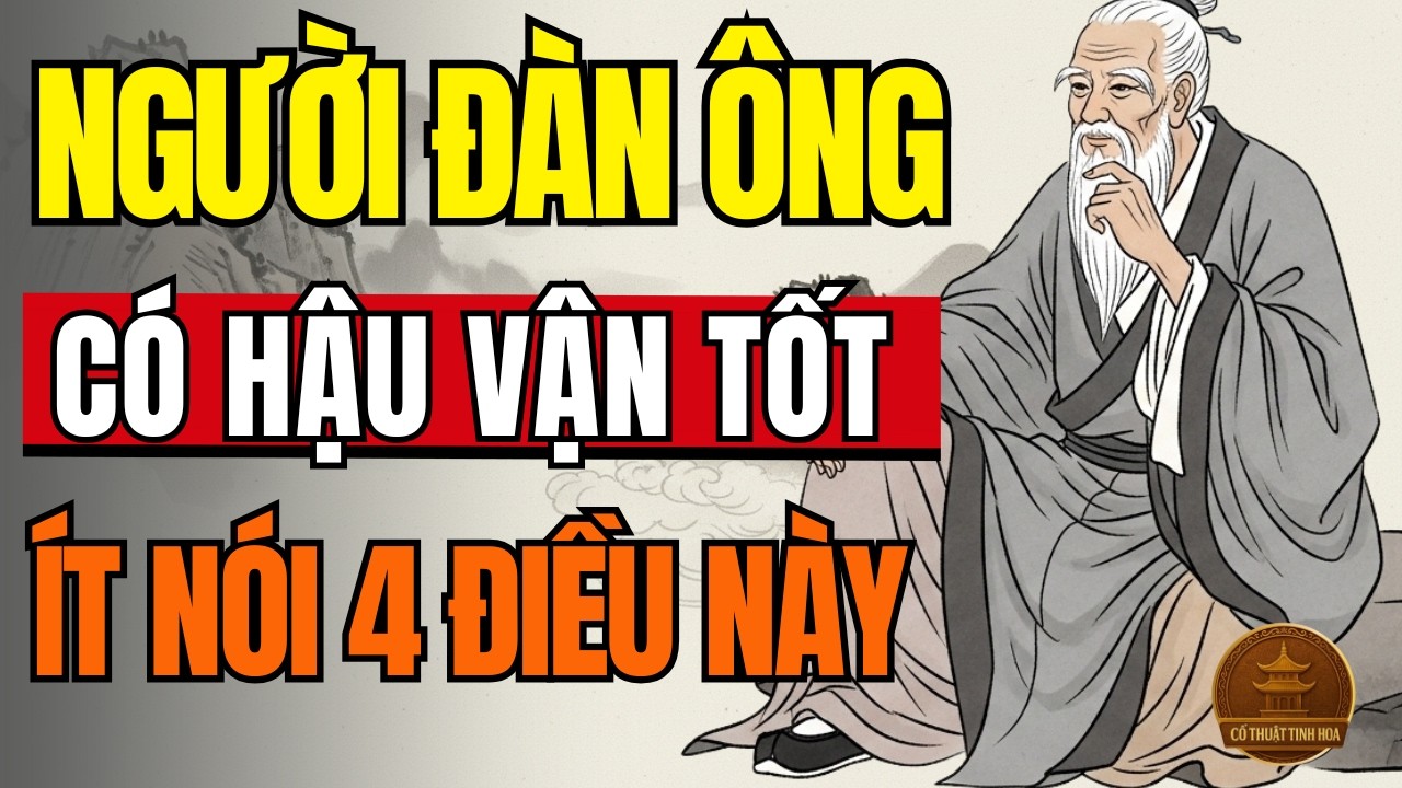 Cổ Nhân Dạy: Người Đàn Ông Có Hậu Vận Tốt Thường Ít Nói 4 Điều Này | Triết Lý Cuộc Sống