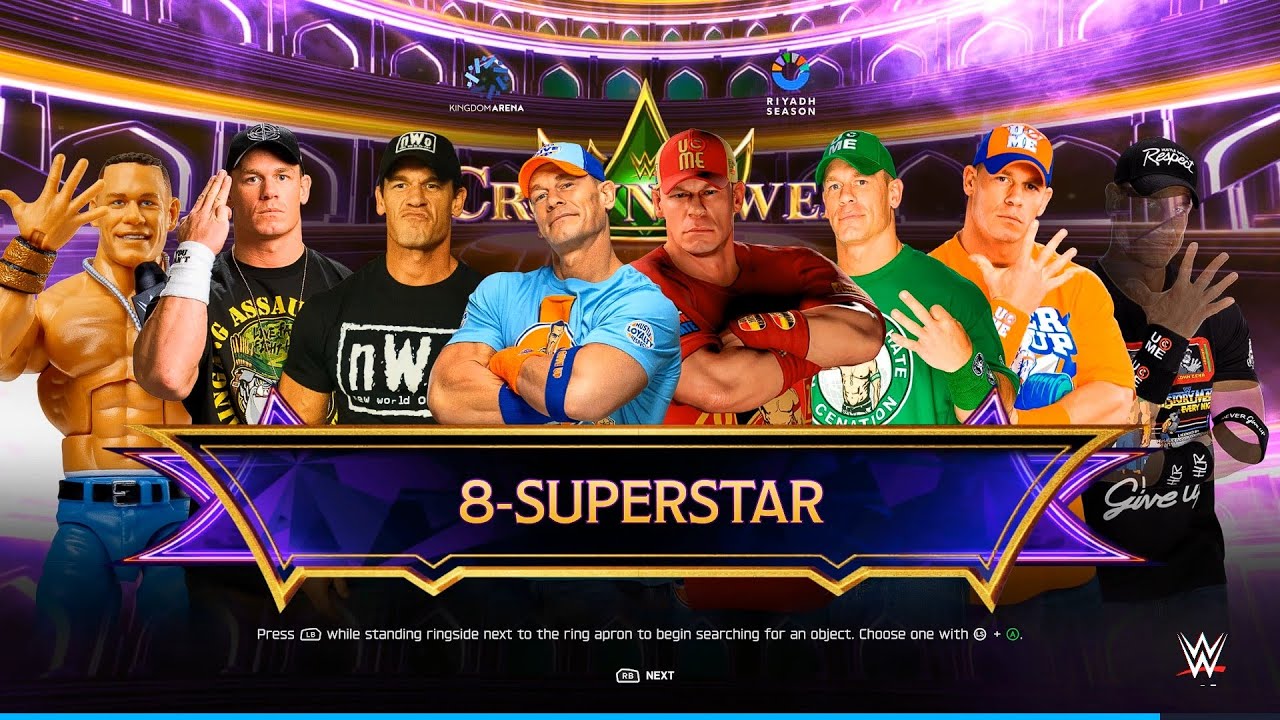 WWE 2K25 - 8 JOHN CENA || LETS SEE WHICH JOHN STAND AMONG THEM  || PS5 PRO 4K60 ||