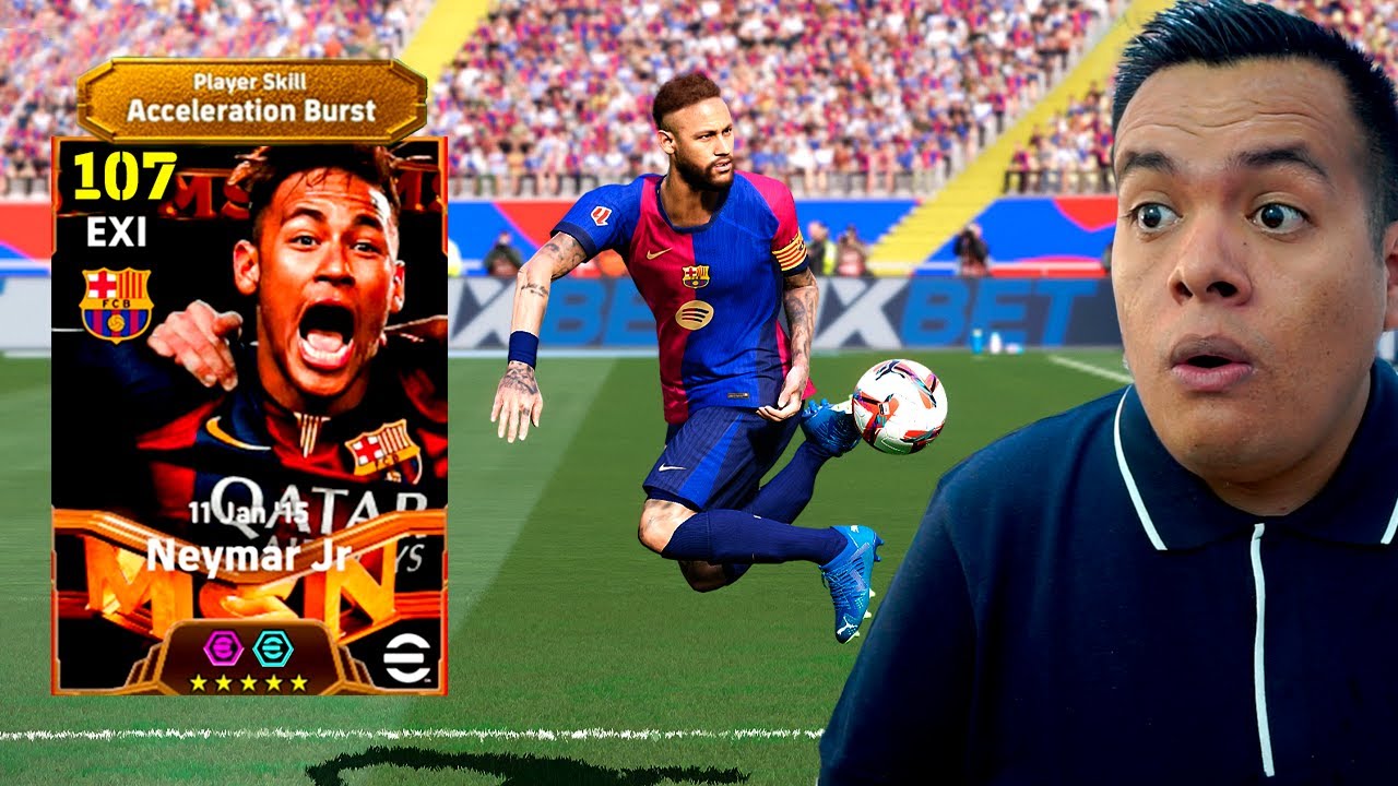 NEYMAR JUNIOR 107, Pero con Su Mejor Carta en el Juego (eFootball)