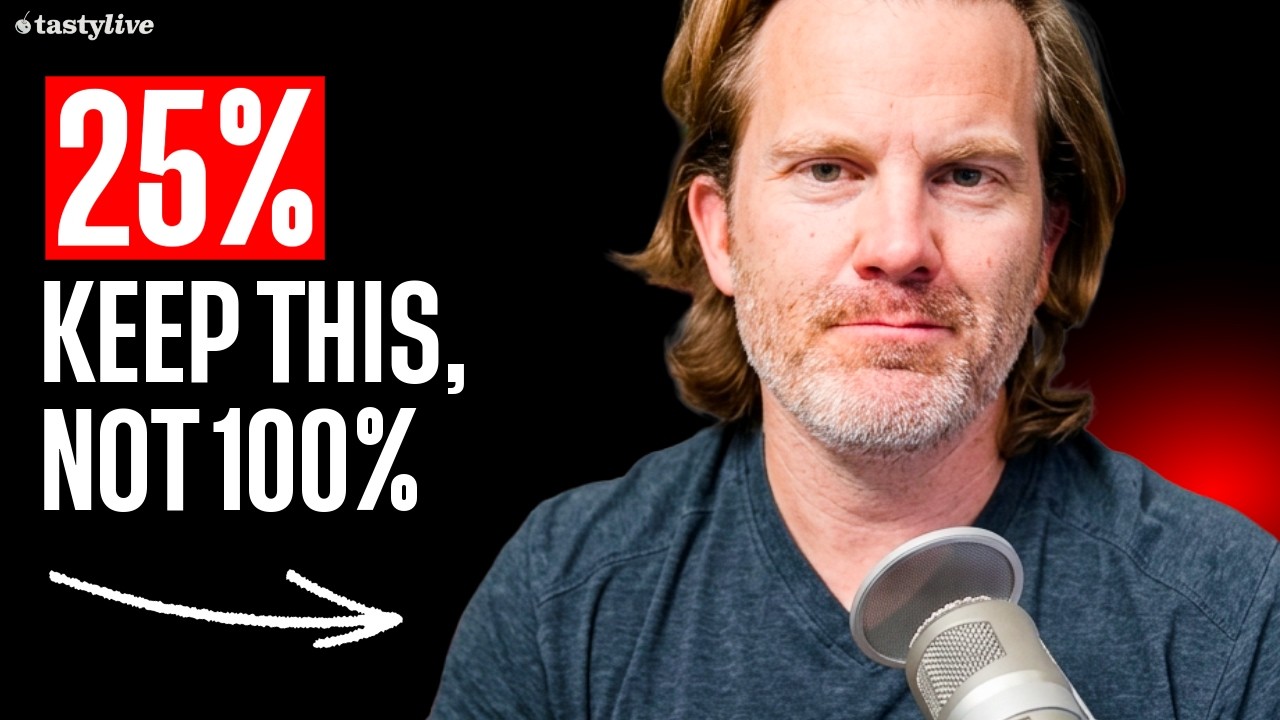 Most Premium Sellers Think They Should Keep 50% of Their Theta. The Real Number Is 25%.