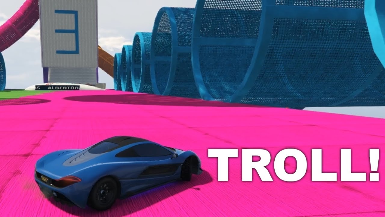 HOE HEBBEN WE DEZE TROLL NIET GEZIEN!? (GTA V Online Races)