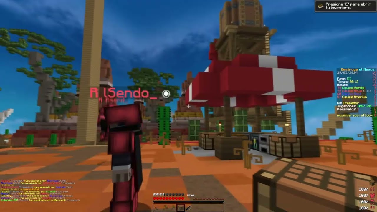 Universocraft  | w/voce | NADA ME SALE BIEN EN ESTE JUEGO | destruye el nexo🤐🐁🐁