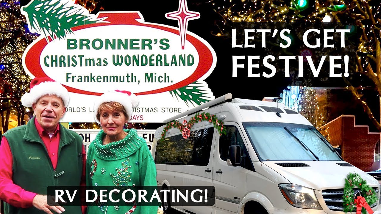How We Decorated our RV for Christmas | Get In The Spirit of The Holiday At Bronners!