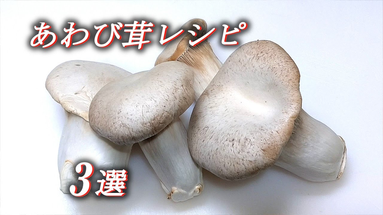 【あわび茸 3選】～食感アワビ！クセの無いキノコの簡単レシピ。