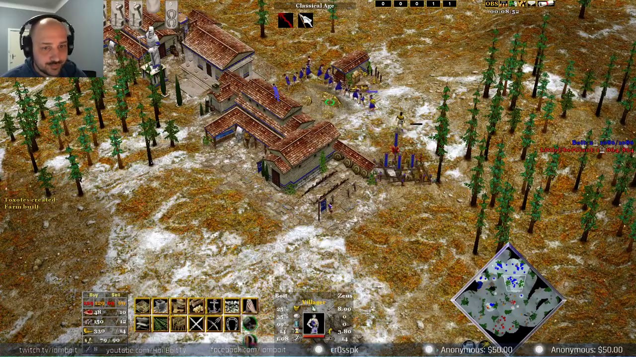 Ranked 1v1 Zeus vs Poseidon - Age of Mythology: Extended Edition